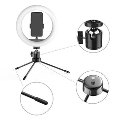 Compatible with Apple, 10 Inch Mobile Phone Stand Tripod