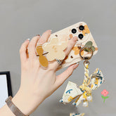Autumn Leaves And Flowers Silk Scarf Phone Cases