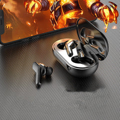 Binaural In Ear Gaming Black Earbuds